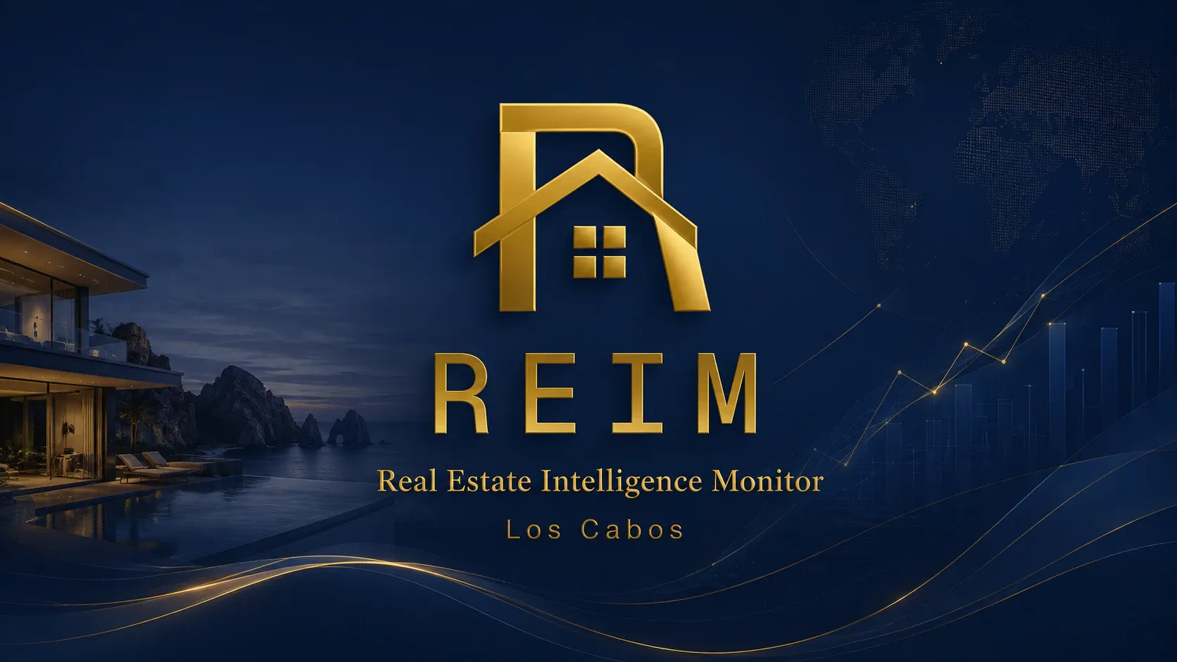 REIM Los Cabos interface, the real-estate intelligence monitor by agentika.technology