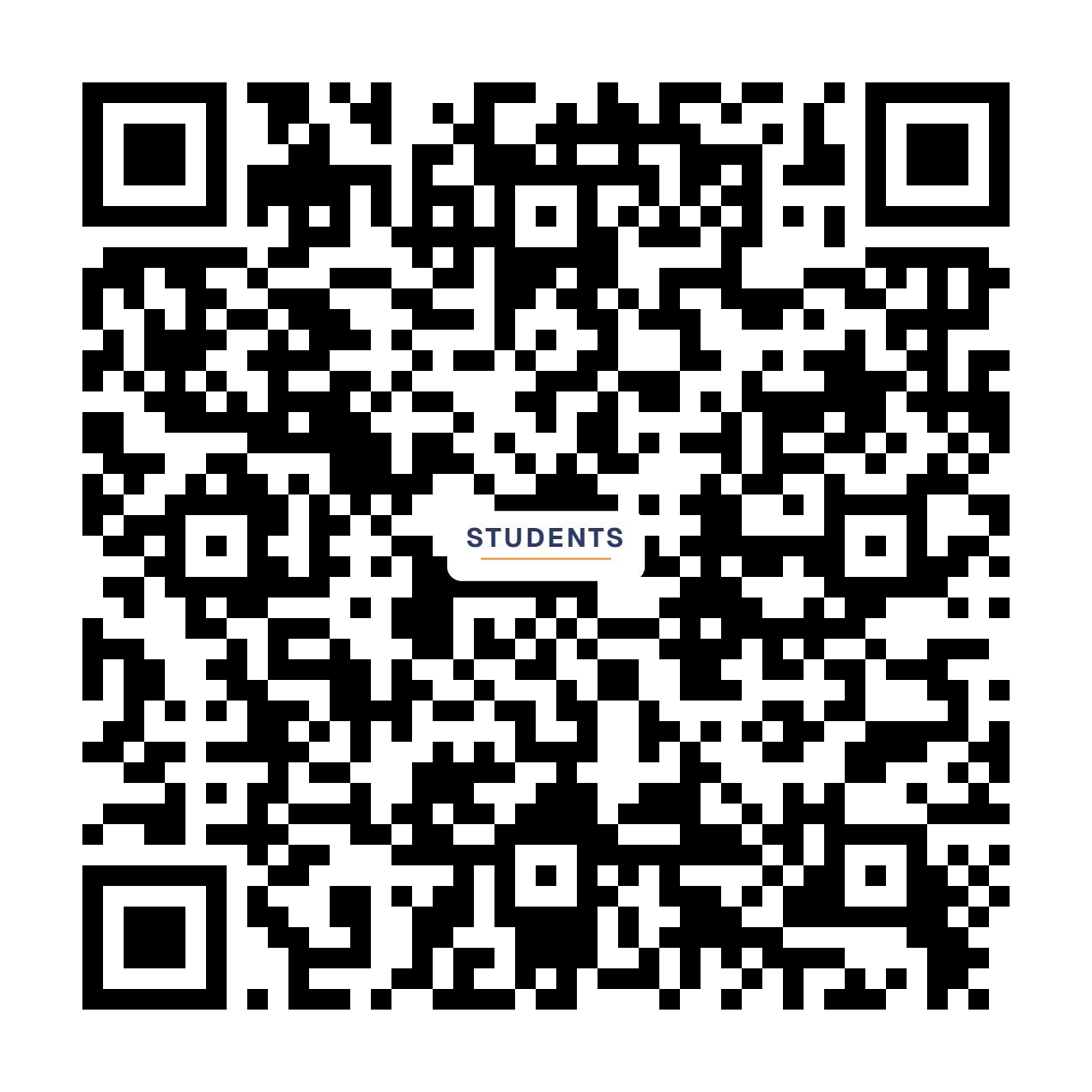 QR code to open MAPEA student resources.