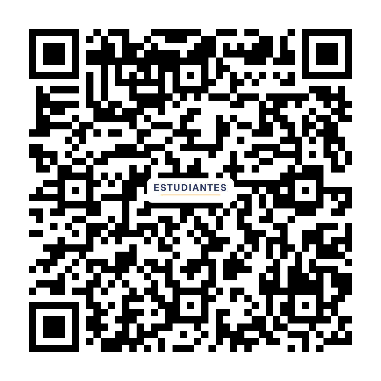 Código QR para abrir los recursos para estudiantes de MAPEA.