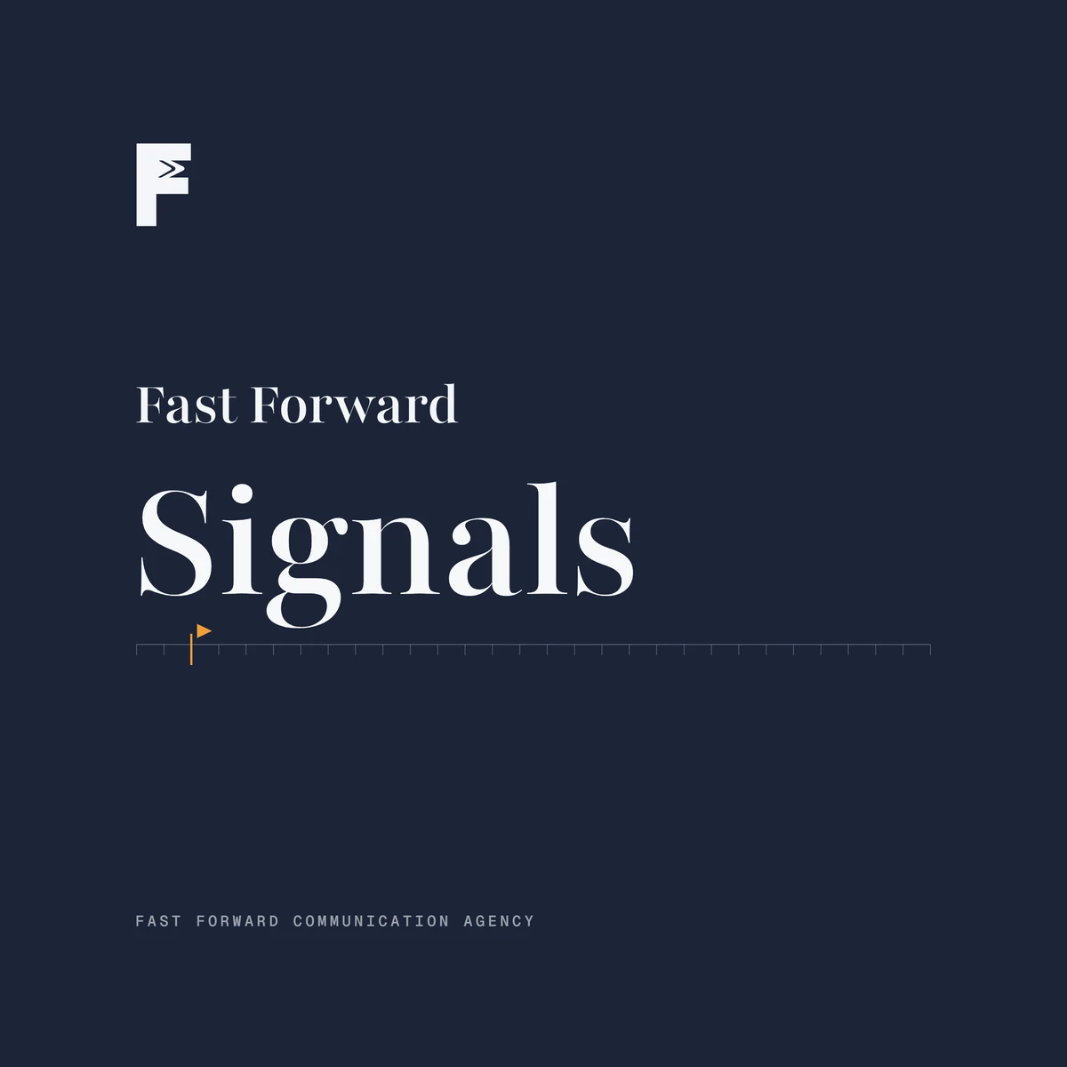 Fast Forward Signals program cover.
